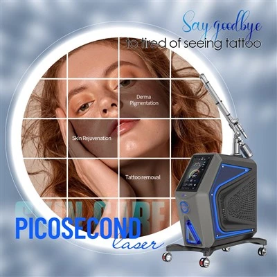 Màquina d'eliminació de pigments d'alta energia Pico Laser